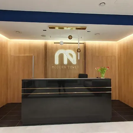 アパート Bursztynowy Modern Tower グディニャ